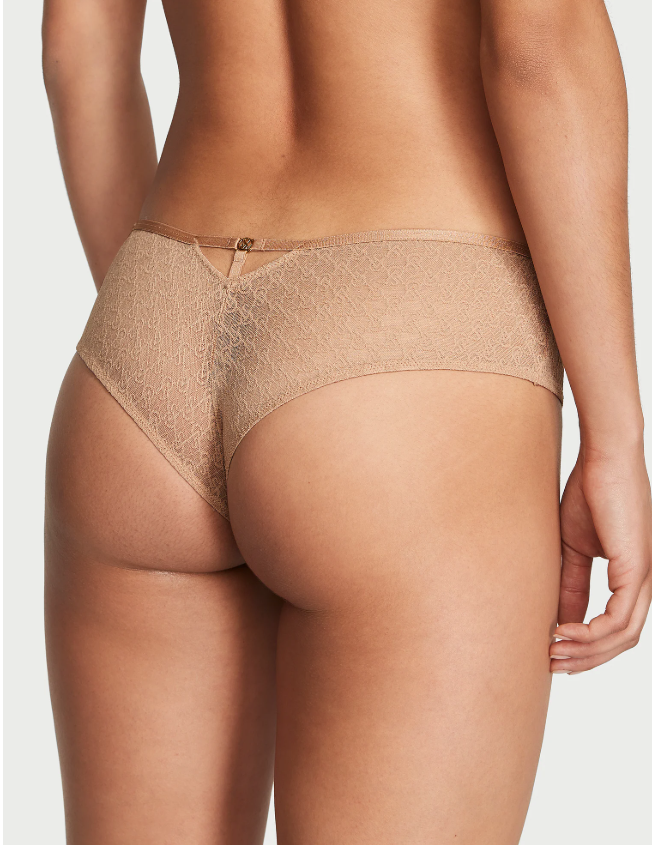 DUMMY - Panti corte alto encaje crema XXL